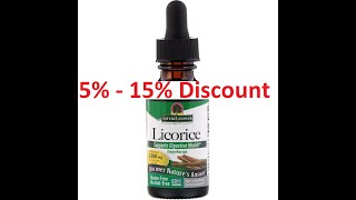 Discount - Nature's Answer, Licorice, Alcohol Free, 2,000 mg, 1 fl oz (30 ml) Review