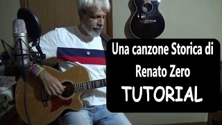 La favola mia - Renato Zero - Tutorial chitarra arpeggio