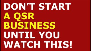 How to Start a QSR Business | Free QSR Business Plan Template Included