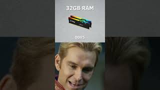 How much ram do you need in 2024? #pcmemes #4gbram #8gbram #16gbram #32gbram #64gbram #128gb #memes