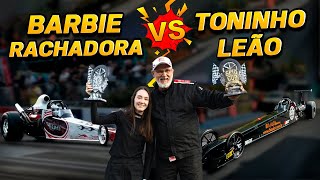 Barbie Rachadora vs Toninho Leão! Novo Recorde na categoria Dragster.