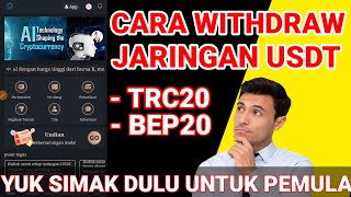 CARA WITHDRAW JARINGAN USDT DOMPET COINCRYPTO INDODAX