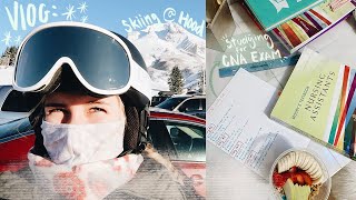 Skiing with Katie Mack & Studying for my CNA Exam | Vlogmas Pt  1