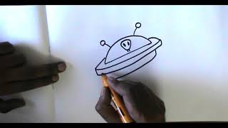 HOW TO DRAW A SPACESHIP