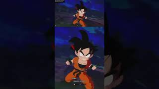 He was killing it as kid goku.