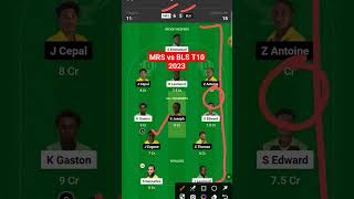 mrs vs bls dream11 prediction | mrs vs bls dream11 team | st Louis t10 dream11 team of today match