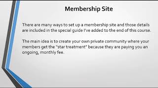 009 Membership Site