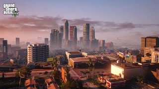 GTAV - Los Santos City Time-lapse | RTX ON | QuantV | 4K