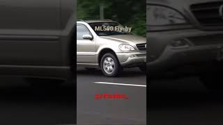 Mercedes ML500 Fly-by. Credit to @r35addict_  #shorts #v8 #500