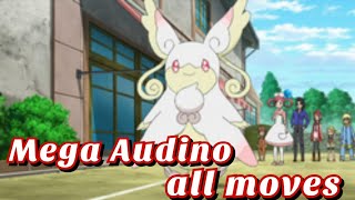 mega audino all attacks & moves (Pokemon)@TSCRChannel