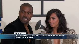 VA A.G. wants Kanye West's name off the ballot