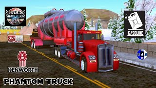 Truck simulator USA evolution-Gameplay(Phantom Truck with gasoline trailer and steering modification