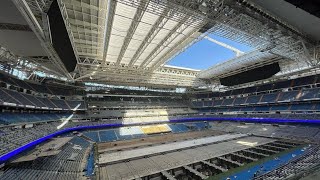 FANTASTICOO! Update New Santiago Bernabeu! 360° Videoboard, Rangka Green House, Retractable Roof