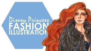 Fashion Illustration - Merida