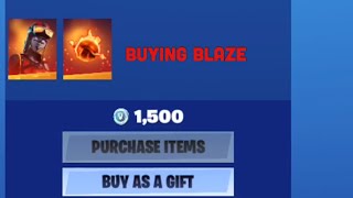 BUYING THE BLAZE (RENEGADE RAIDER) Fortnite Chapter 2 Season 3