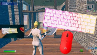 Corsair K65 RGB Mini ASMR Chill 🤩 Satisfying Gameplay Keyboard 😴  Fortnite 360 FPS Smooth 4K