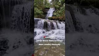 📍Lava Falls, Daniel Boone National Forest, Kentucky #LavaFalls #Waterfall #Kentucky #Hiking #Shorts