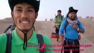 تمرین کوهنوردی در قله های شادیان مزارشریف Climbing in the peaks of Shadian Mazar-e-Sharif