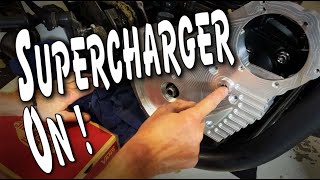 Supercharging the Triumph Bobber (part 7) On goes the Supercharger!