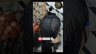 #shorts : Neatly & Tightly Made Tiny Mini Twists Wig with Closure