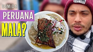 Creí que NO me gustaría esta COMIDA PERUANA| Malaya frita | Mukbang