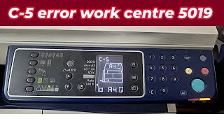 Xerox WorkCentre 5019 error code