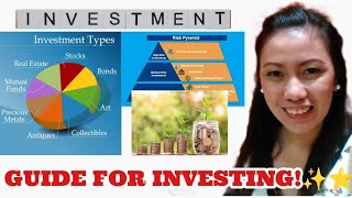 #My18thVlog GUIDE FOR INVESTING | INVESTMENT 101