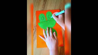 🐸🐸🐸 аплікація #ideas #diy #drawing #fypyoutube #painting #fypシ #illustration #applique #recommended