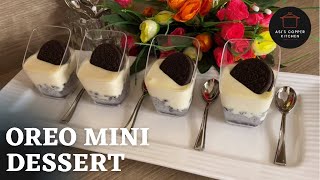 NO BAKE OREO MINI DESSERT | MINI OREO CHEESE CAKE