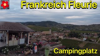 Frankreich Fleurie Camping in den Weinbergen