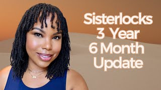 Sisterlocks 3 Year, 6 Month Update | Retie, Loc Bangs, Alopecia/CCCA Hair Advice, Hats, Hair Goals