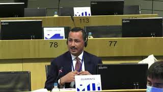 Mario Guarente's presentation of opinion on Resilience of Critical Entities at the 145th CoR Plenary