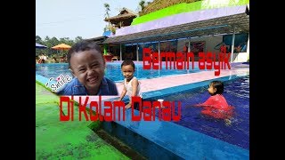 Bermain di kolam deket danau,,, Beuuhhhh