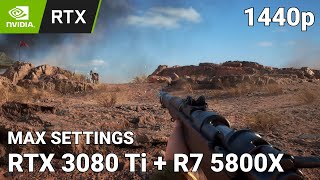 Battlefield 1 - RTX 3080 Ti + R7 5800X - 1440p - MAX SETTINGS!! JAW-DROPPING!