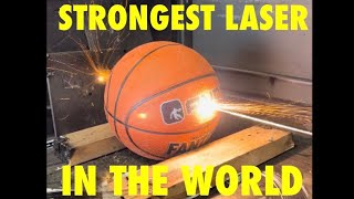 Worlds strongest Laser burns through anything