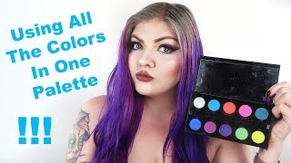 I TRIED USING EVERY EYESHADOW IN THE PALETTE CHALLENGE! | Makayla Wetmore