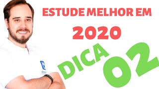 Dica 2 de 19: estude melhor em 2020