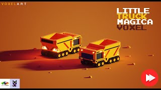 Creating a 3D Isometric Truck model (Speed Art) Scene Bloom Effect & Renderer