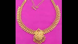 Gold Necklace designs||gold jewellery