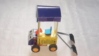 Make a pea and battery mini tractor@@মটর ও বেটারী মিনি টক্টর তৈরি করুন