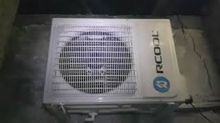 RCOOL klímaberendezés kültéri egység első indítása fűtés üzemmódban - Air Conditioner - Split klíma