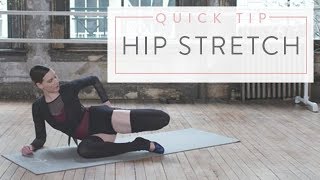 Ballet Beautiful Quick Tip - Hip Stretch