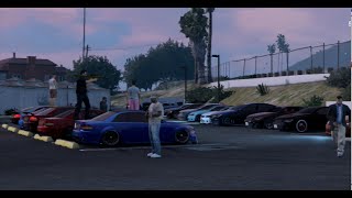 GTA 5 BMW Car Meet/Car Show | Cruising | Drag Racing (PS3)