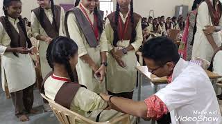 Hemoglobin test at Excellence School Mandsaur