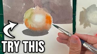 Try this if you Struggle with Watercolor Edges