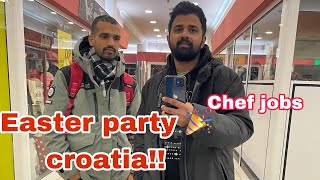 Easter party in croatia!!indian in croatia #easter #croatia #jobs2023