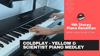 Coldplay - Yellow & The Scientist Piano Medley