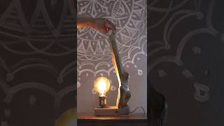 Handmade wood lamp, DIY wooden dedor, farmhouse decor ideas, driftwood lighting