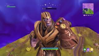 INSANE INFINITY WAR “THANOS” GAMEPLAY (FIRST EVER LOOK) 10+ Kill GAME *Fortnite Battle Royale*