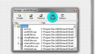 Install Alpha Skins for C++ Builder 6